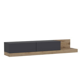 Hanah Home Soporte para TV Majör - Antracita, Nogal
